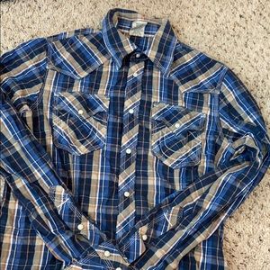 True Religion pearl snap long sleeve